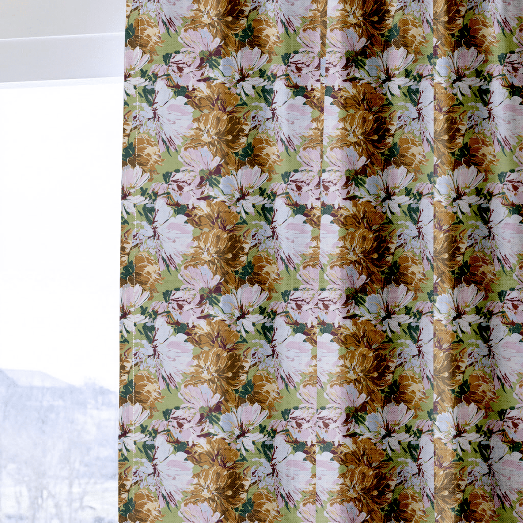 Pattern Heirloom Bloom - Curtain Panel - The Drapery