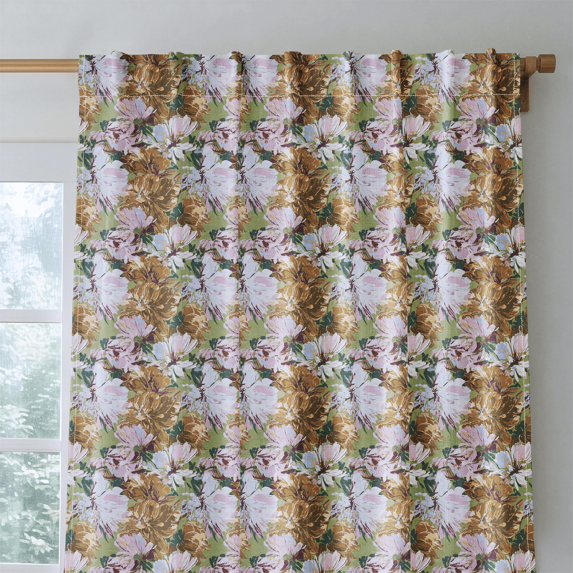 Pattern Heirloom Bloom - Curtain Panel - The Drapery