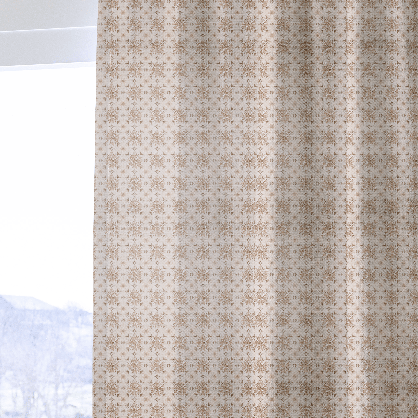 Pecan - Curtain Panel - The Drapery