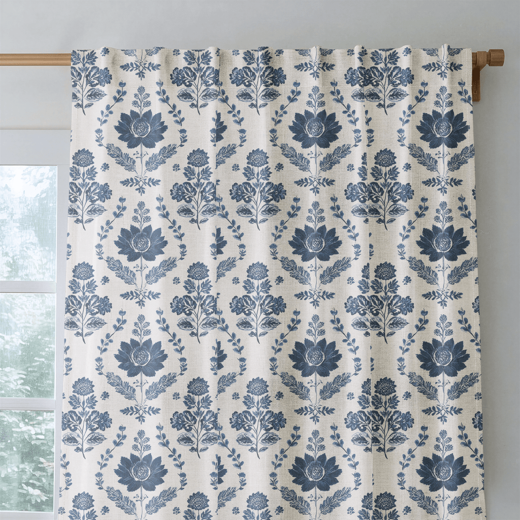 Pembroke Floral - Curtain Panel - The Drapery