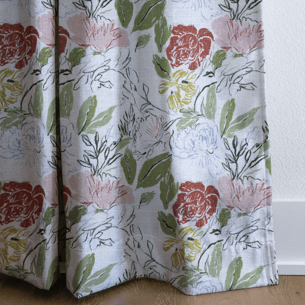 Pencil Petal Two - Curtain Panel - The Drapery