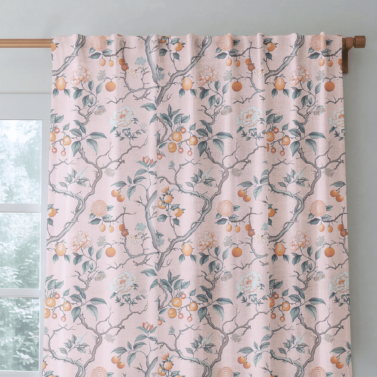 Penelope Floral - Curtain Panel - The Drapery