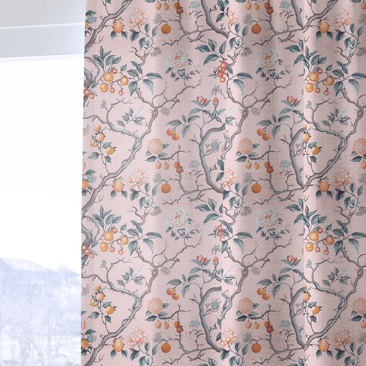 Penelope Floral - Curtain Panel - The Drapery