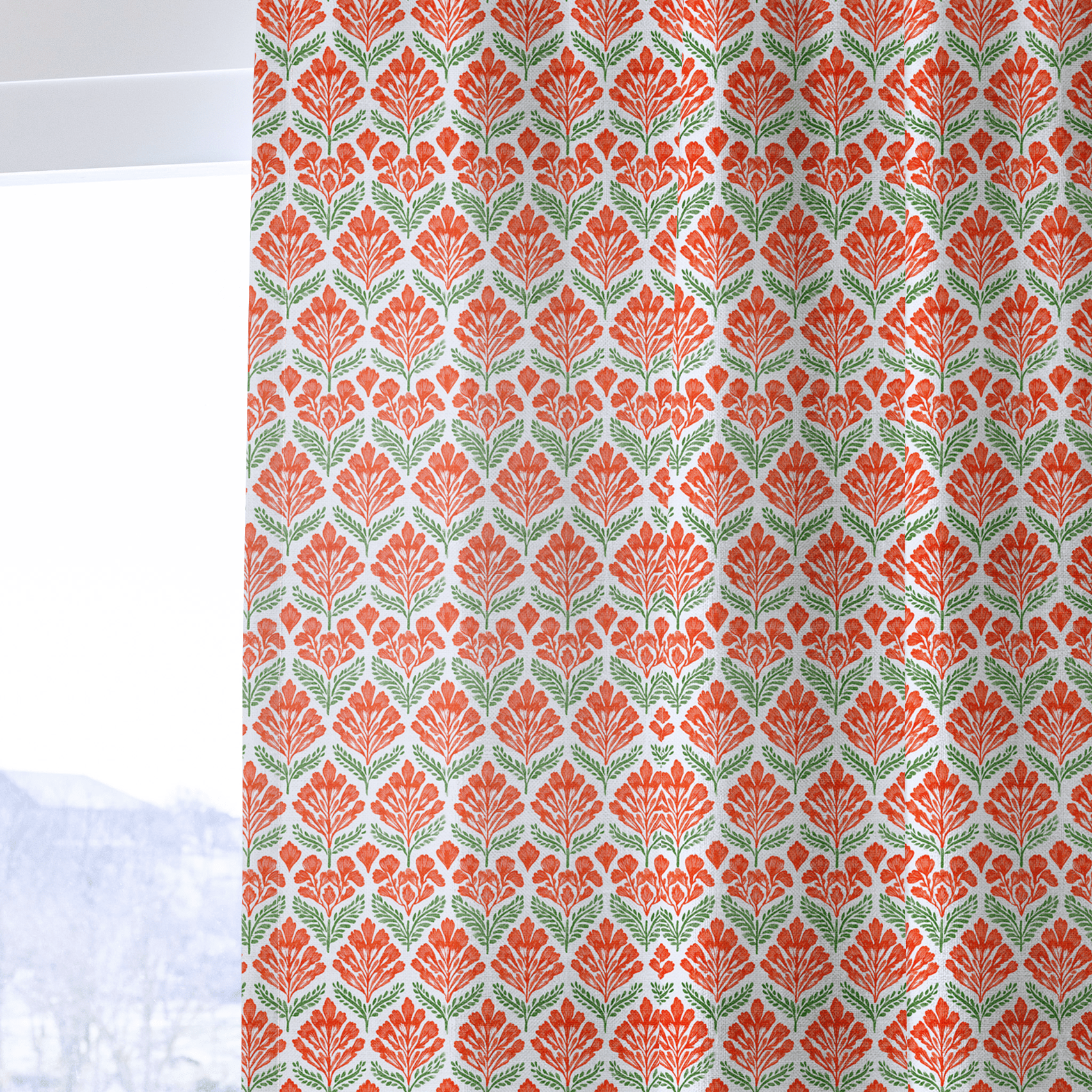 Penrose Bloom - Curtain Panel - The Drapery