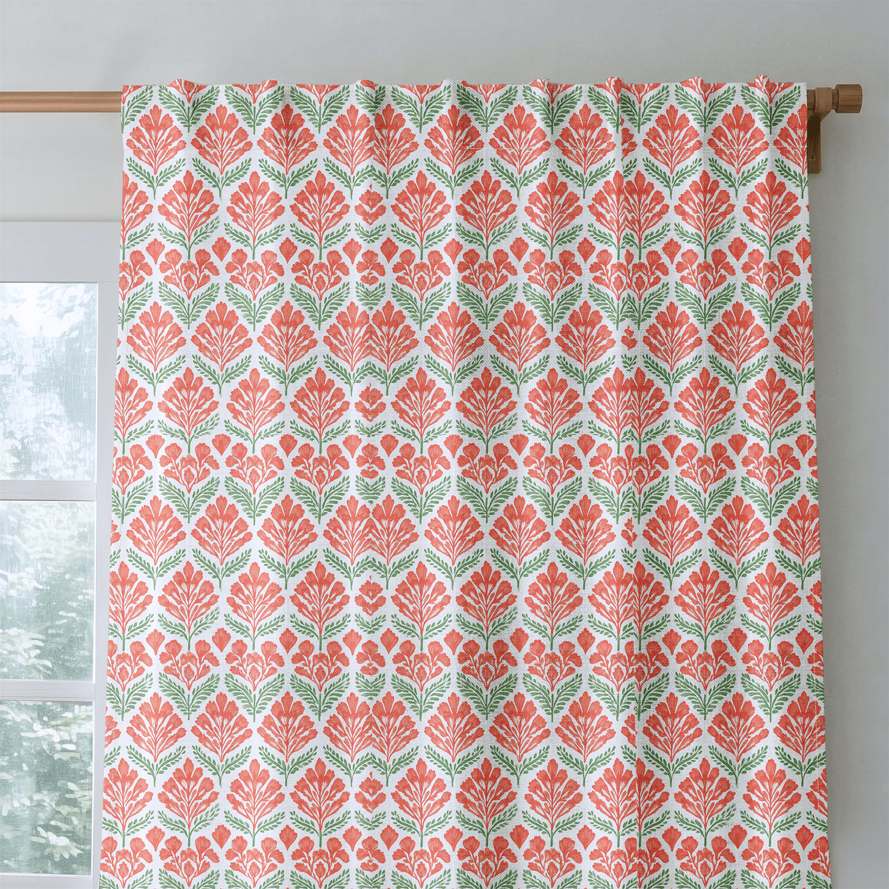 Penrose Bloom - Curtain Panel - The Drapery