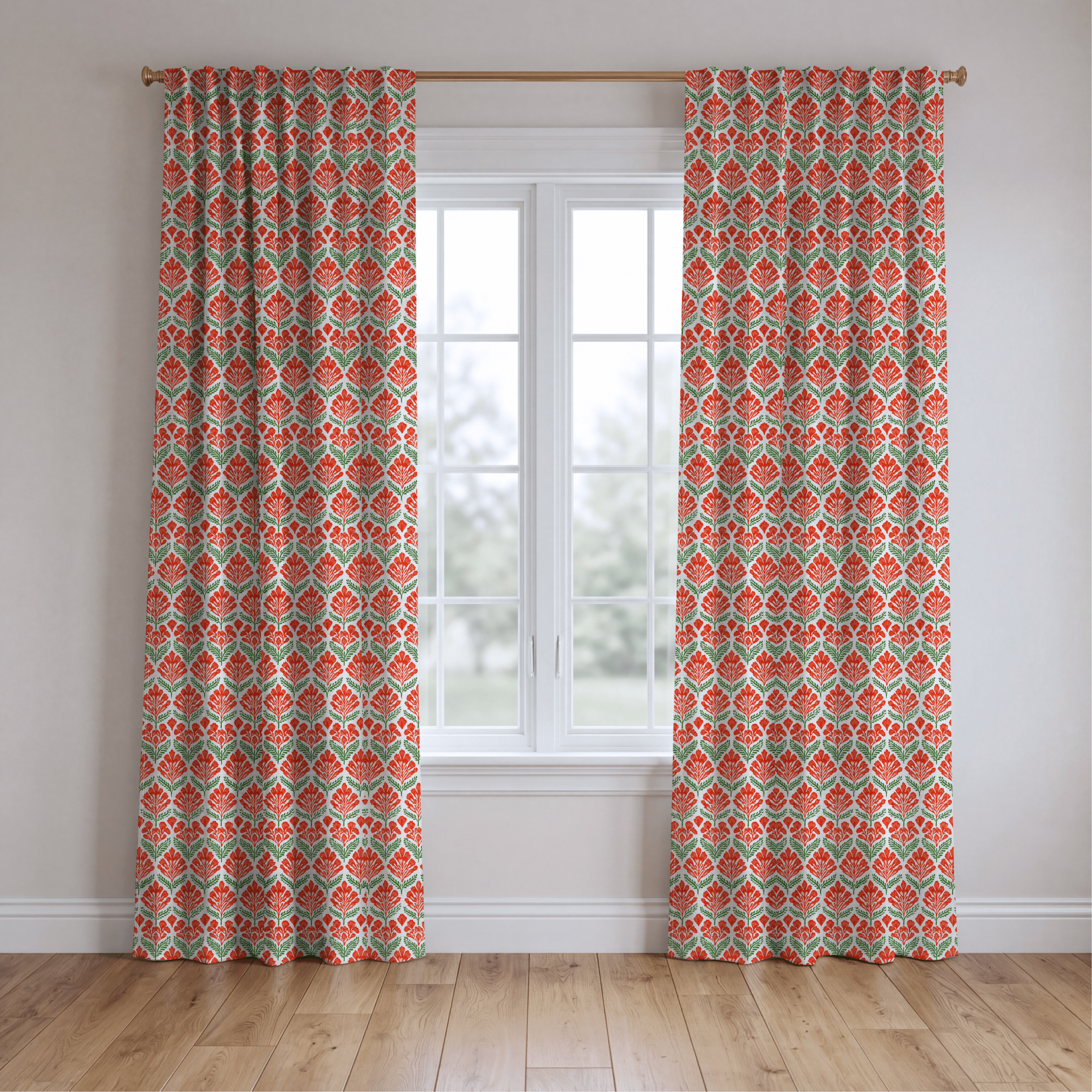 Penrose Bloom - Curtain Panel - The Drapery