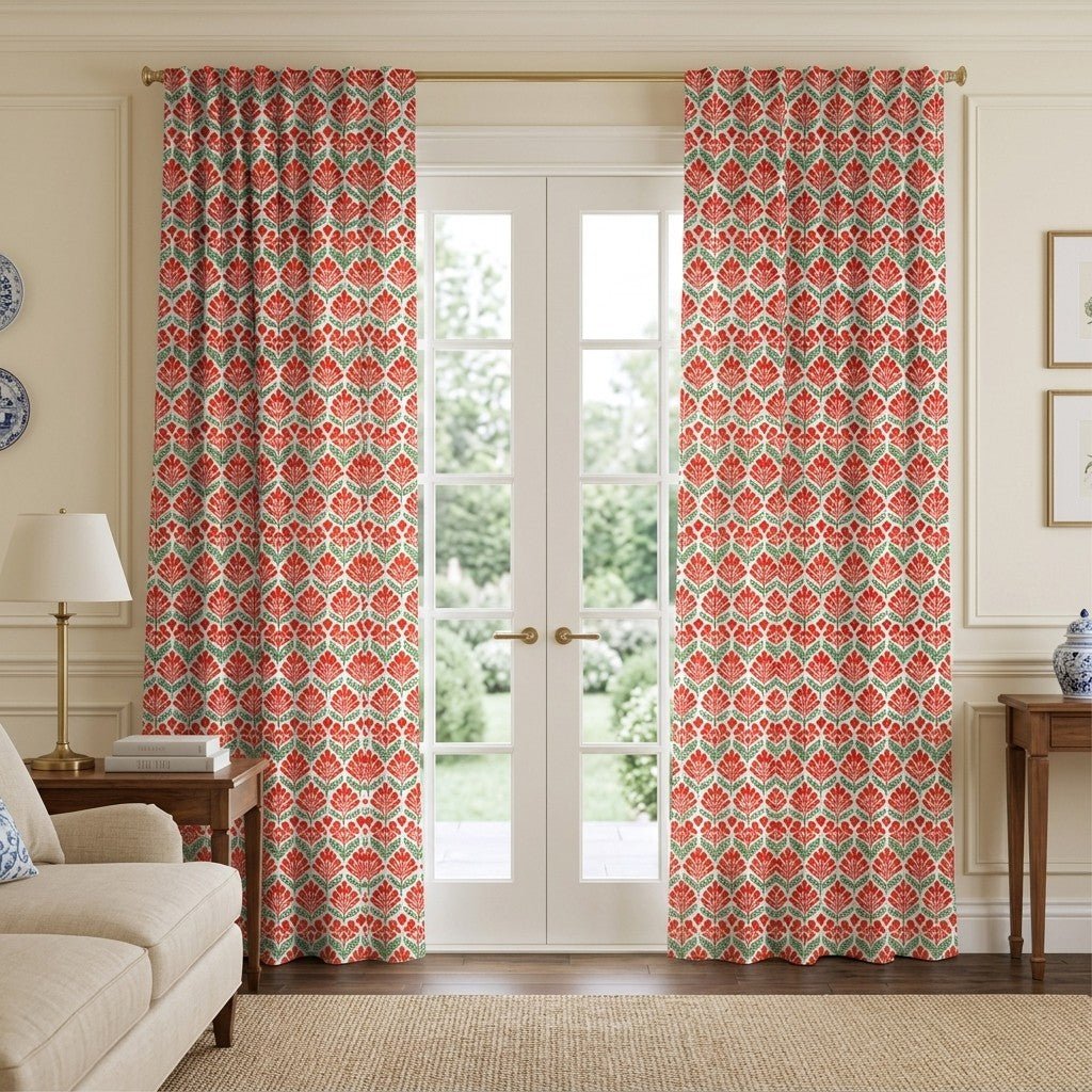 Penrose Bloom - Curtain Panel - The Drapery
