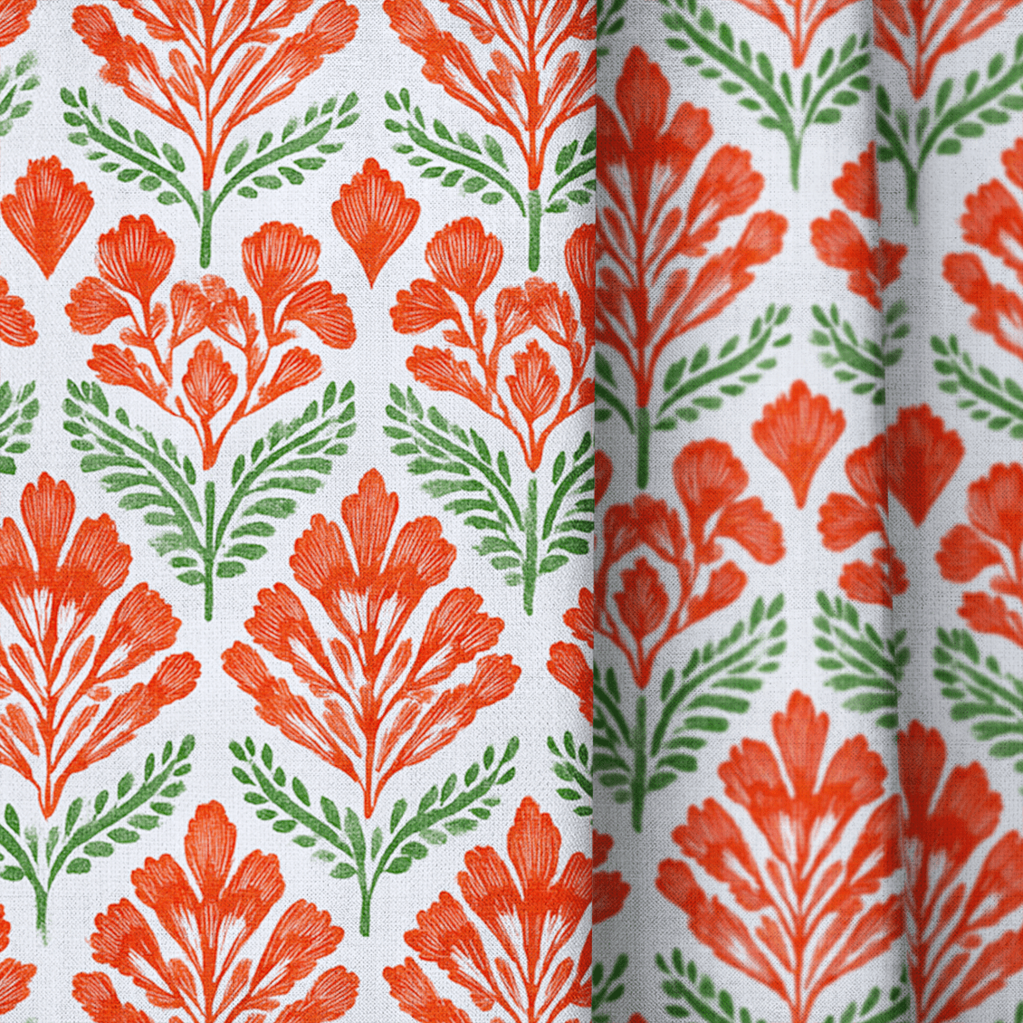 Penrose Bloom - Curtain Panel - The Drapery