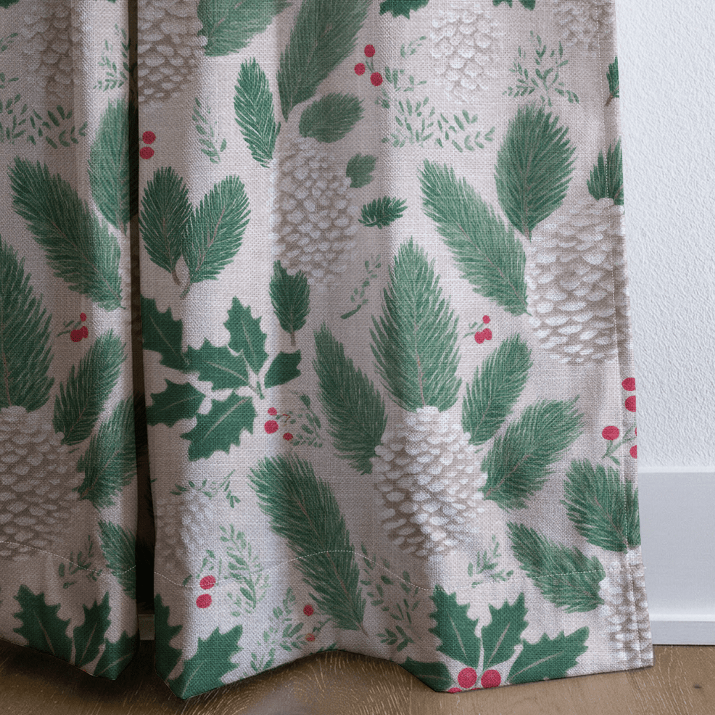 Peppermint Pine - Curtain Panel - The Drapery