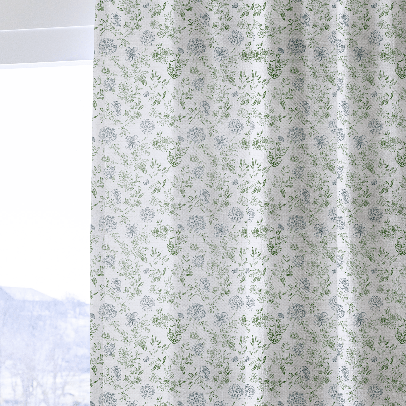 Peregrin Garden - Curtain Panel - The Drapery