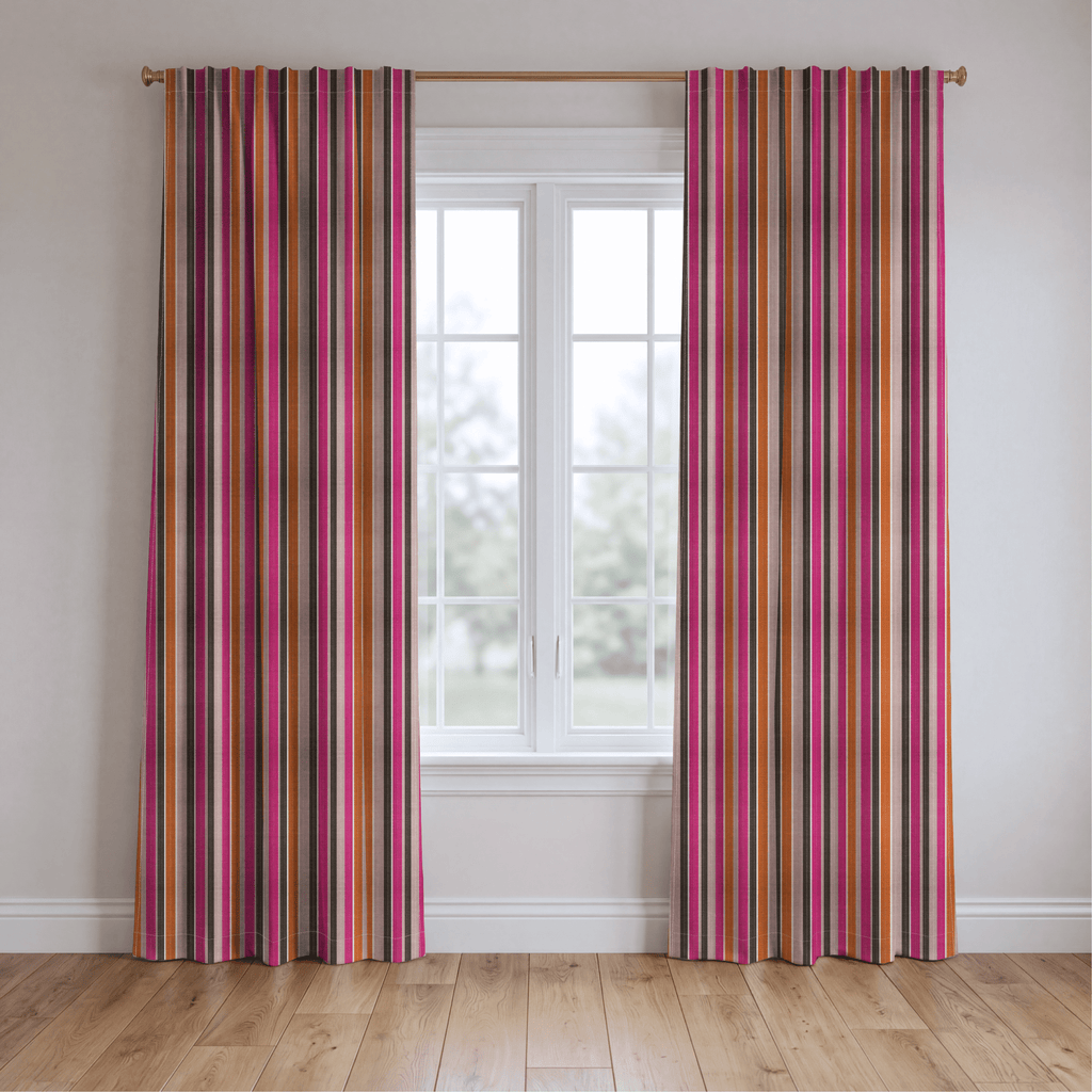 Peregrine Stripes - Curtain Panel - The Drapery