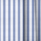 Periwinkle Stripe - Curtain Panel - The Drapery