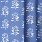 Periwinkle Trees - Curtain Panel - The Drapery