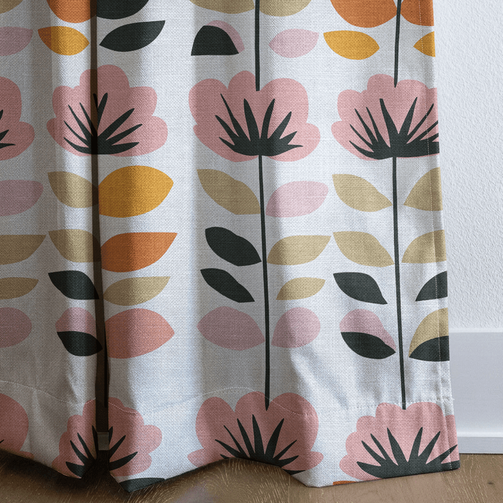 Petal Power - Curtain Panel - The Drapery