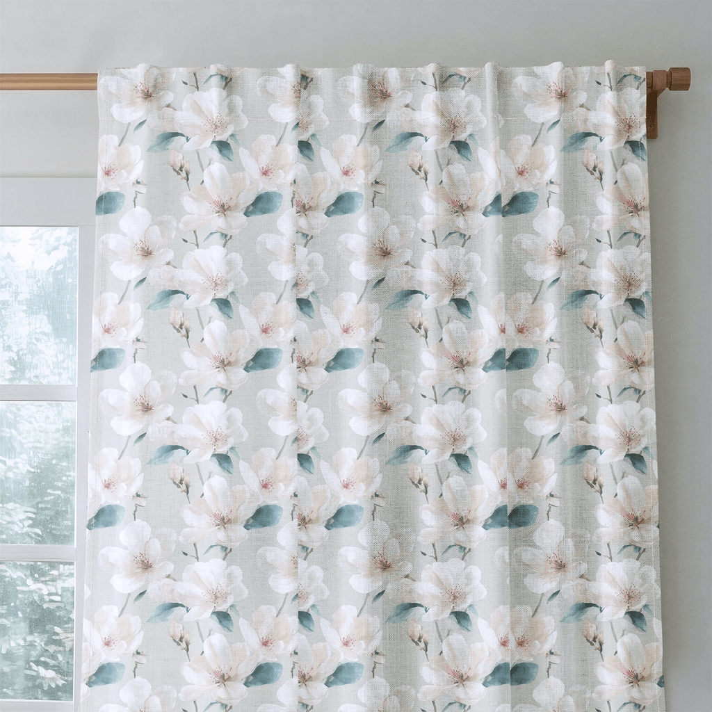 Petra Blooms - Curtain Panel - The Drapery
