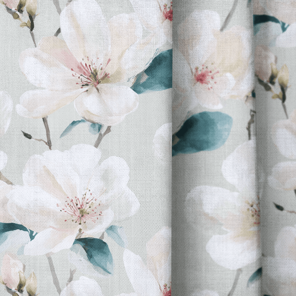 Petra Blooms - Curtain Panel - The Drapery