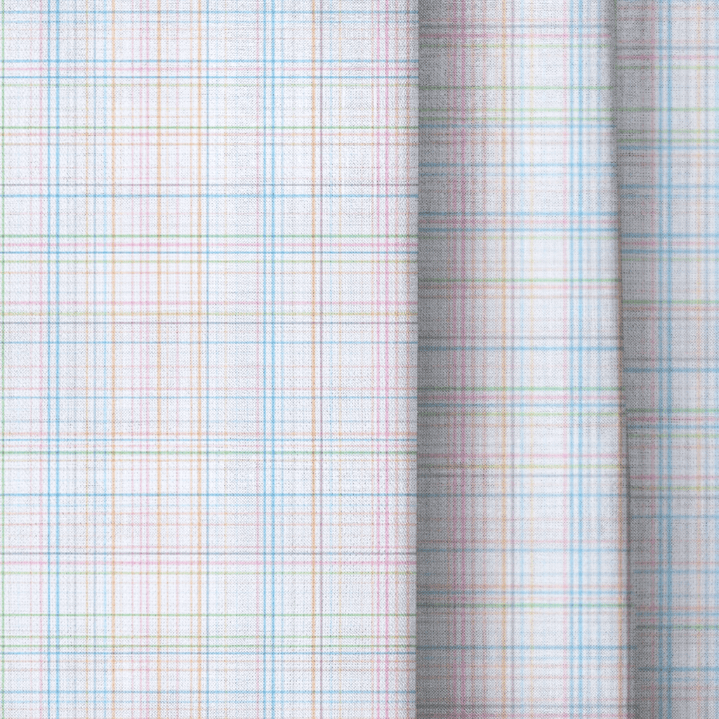 Peyton Plaid - Curtain Panel - The Drapery