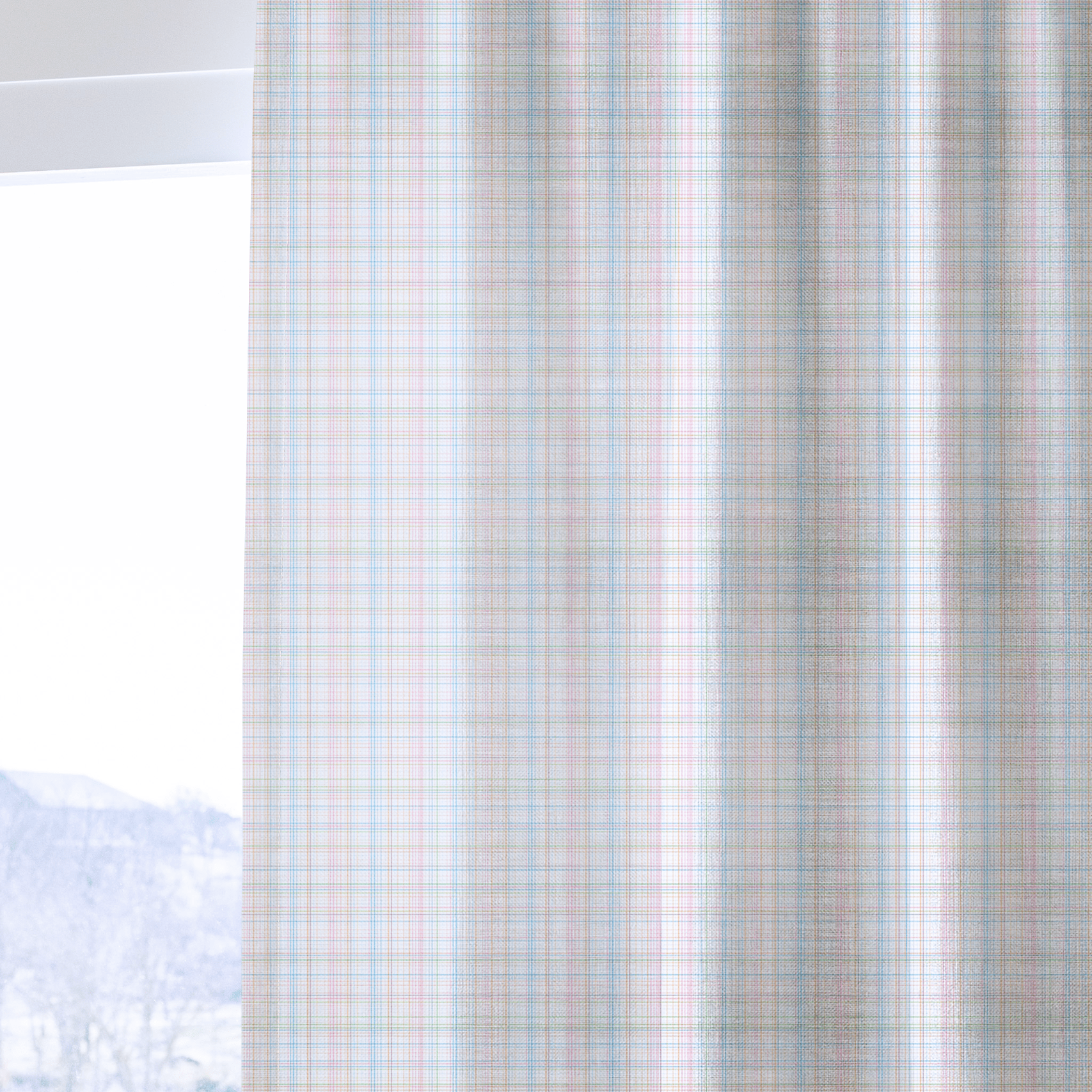 Peyton Plaid - Curtain Panel - The Drapery