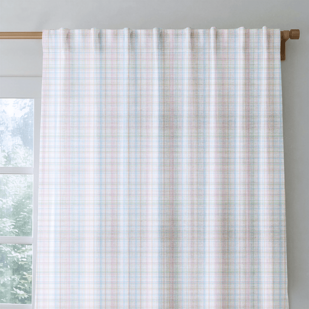 Peyton Plaid - Curtain Panel - The Drapery