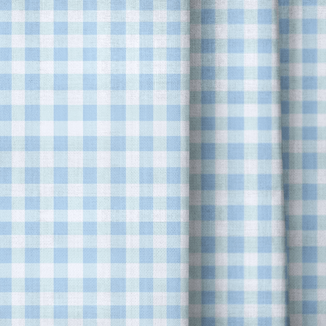 Picnic Blue - Curtain Panel - The Drapery