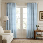 Picnic Blue - Curtain Panel - The Drapery