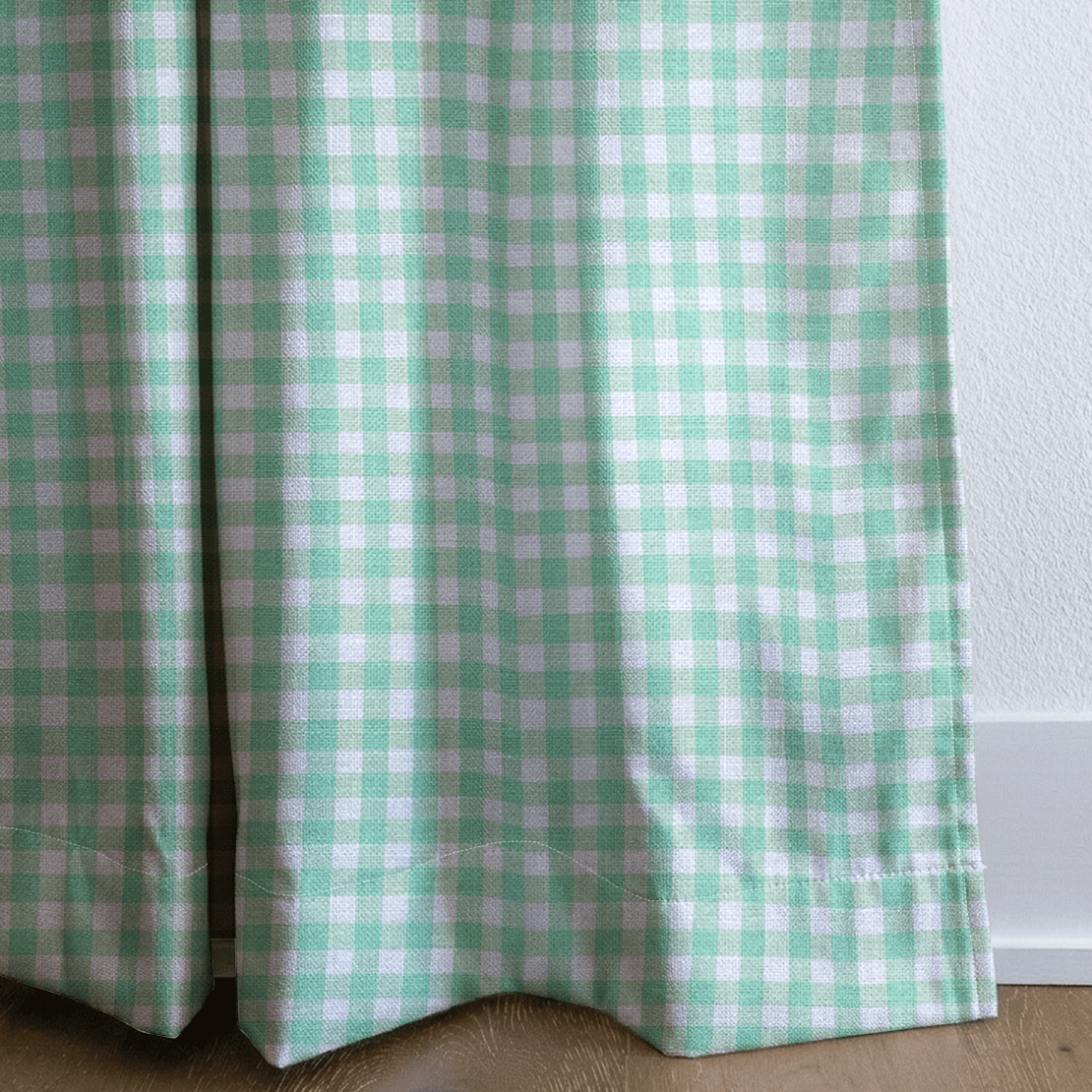 Picnic Green - Curtain Panel - The Drapery