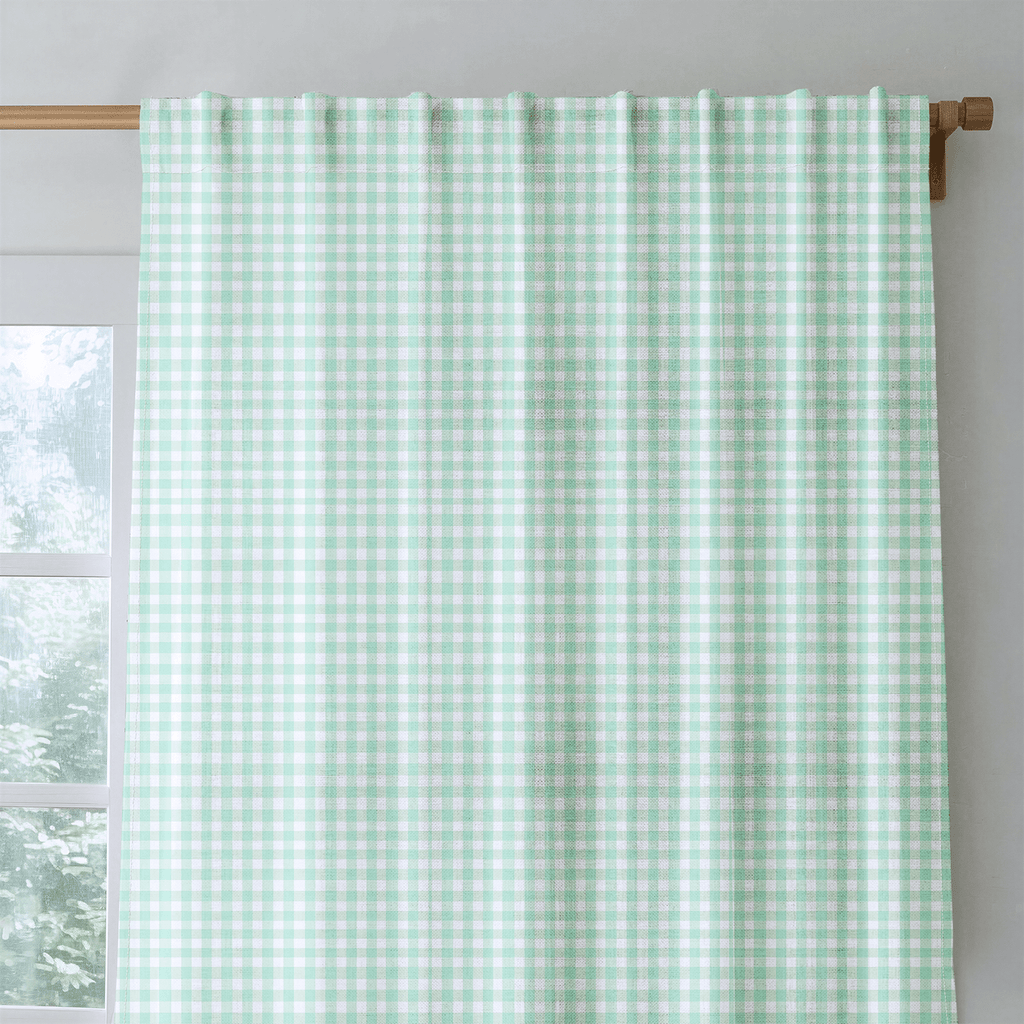 Picnic Green - Curtain Panel - The Drapery