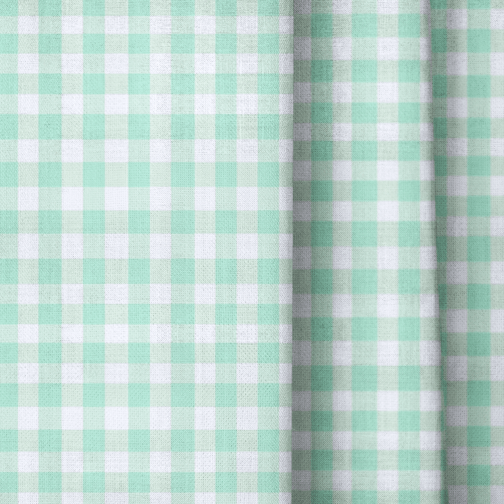 Picnic Green - Curtain Panel - The Drapery