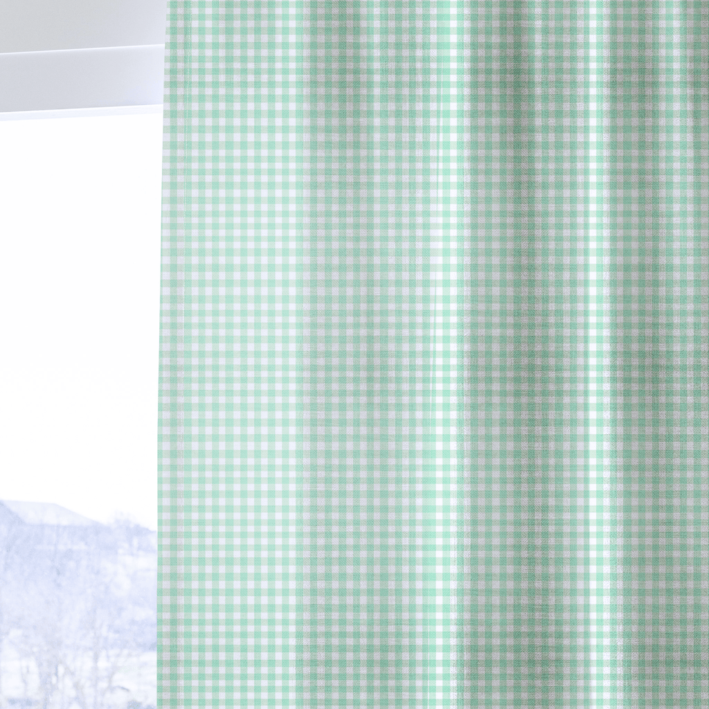 Picnic Green - Curtain Panel - The Drapery
