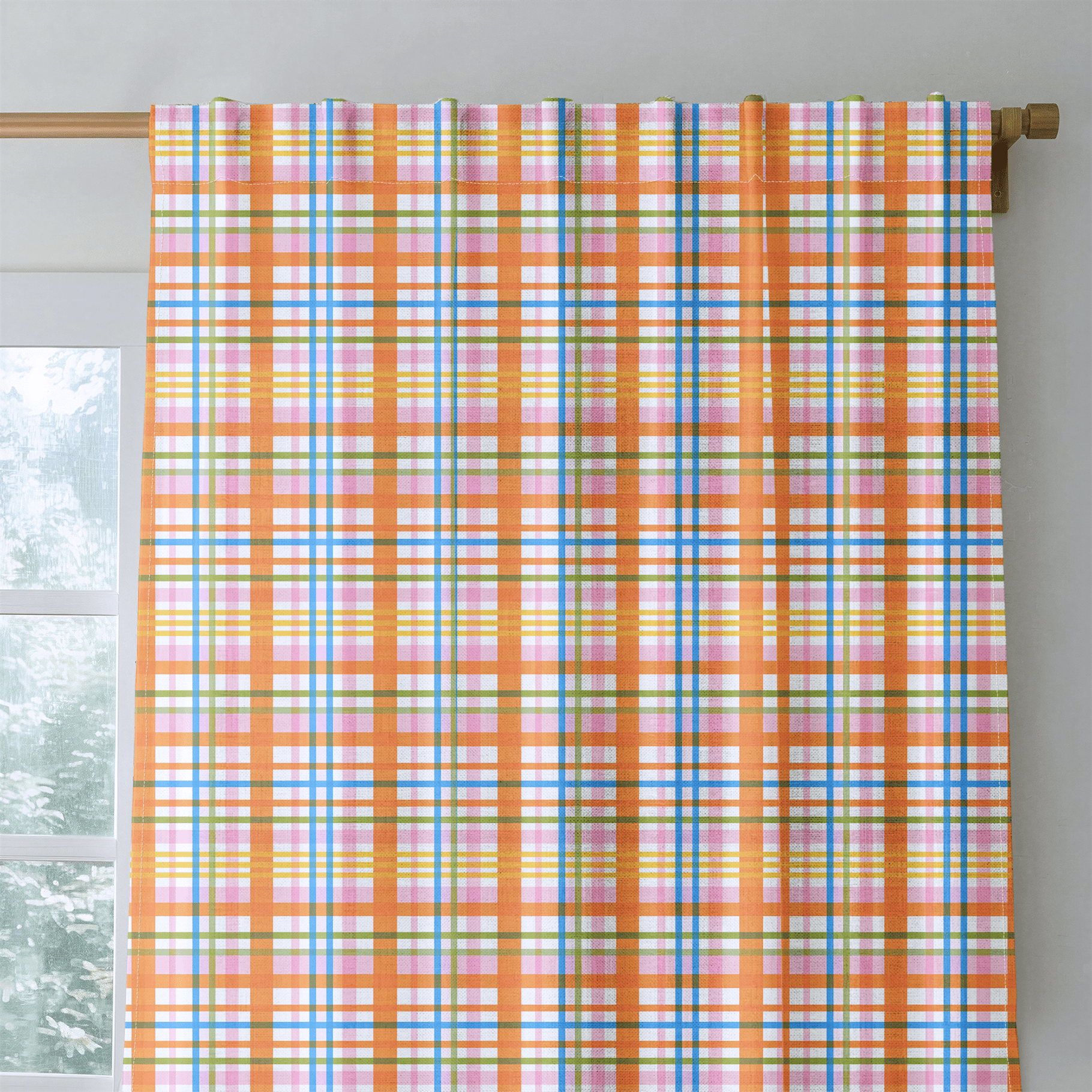 Picnic Pattern - Curtain Panel - The Drapery