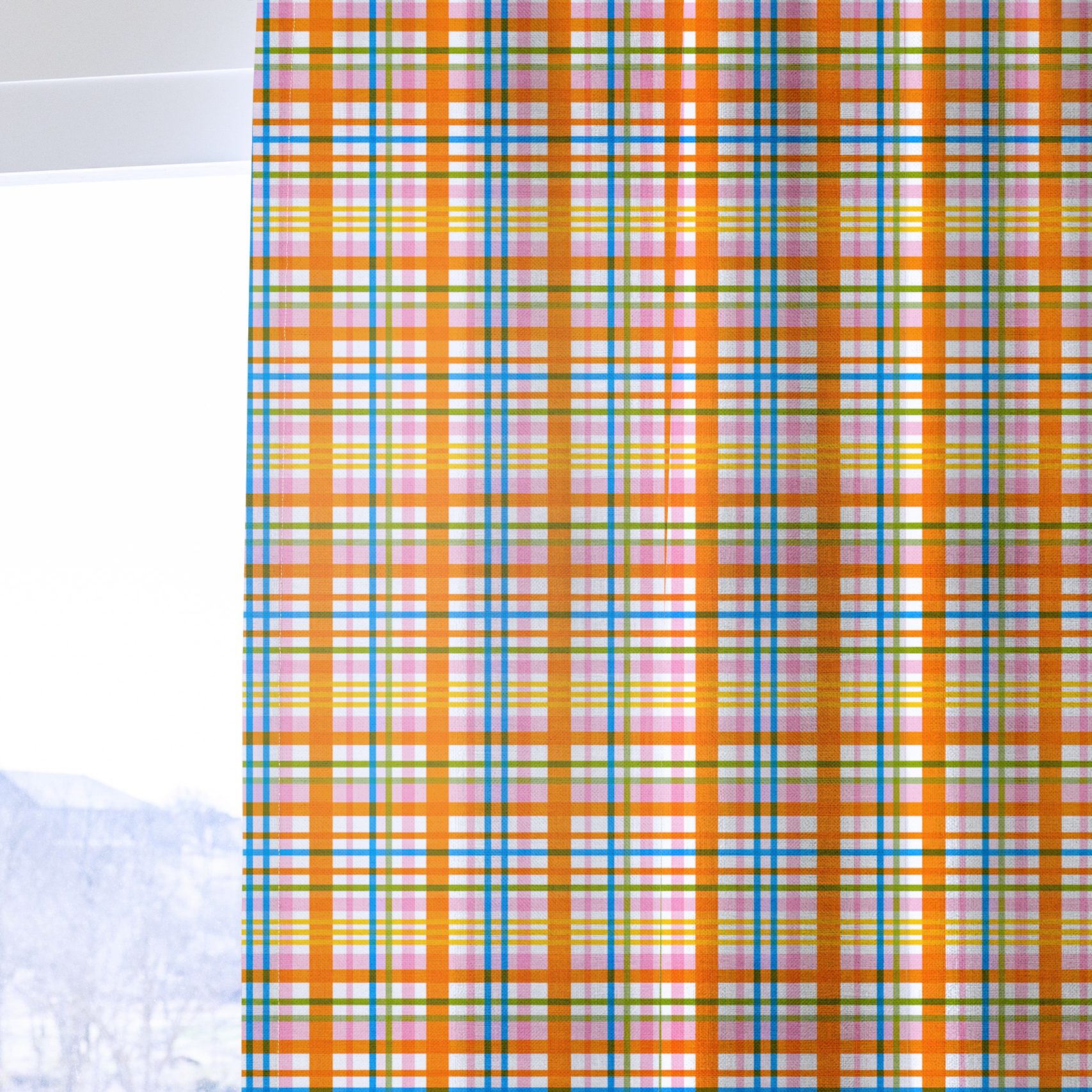 Picnic Pattern - Curtain Panel - The Drapery