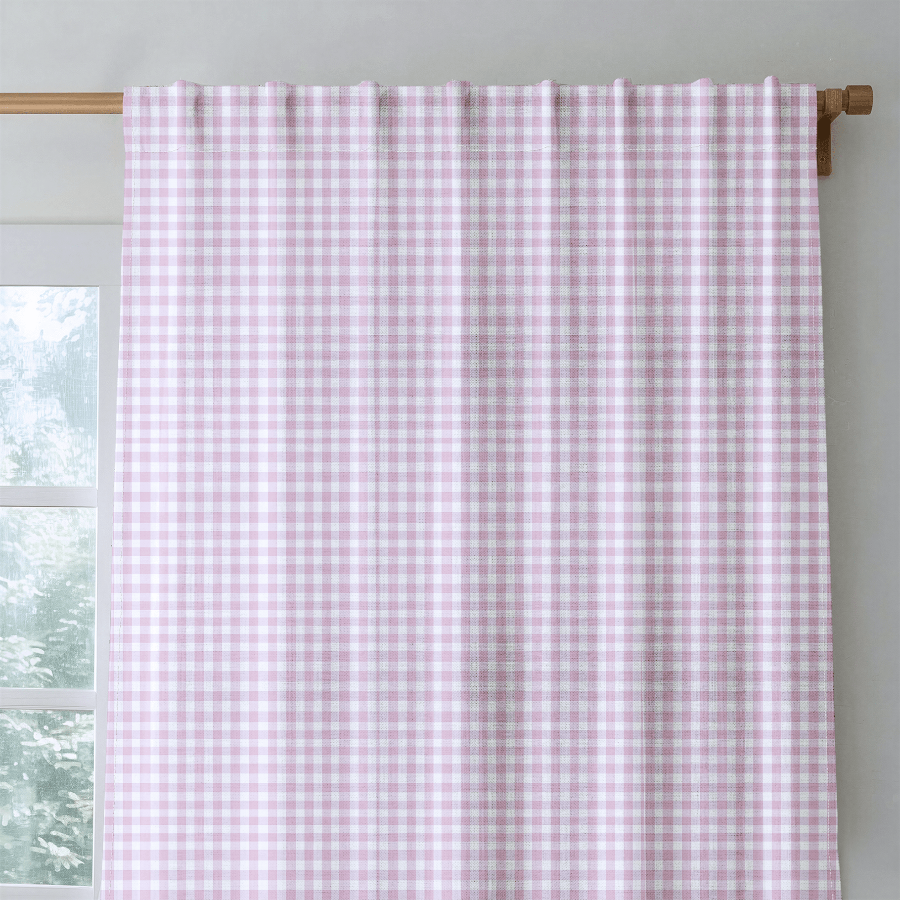 Picnic Pink - Curtain Panel - The Drapery