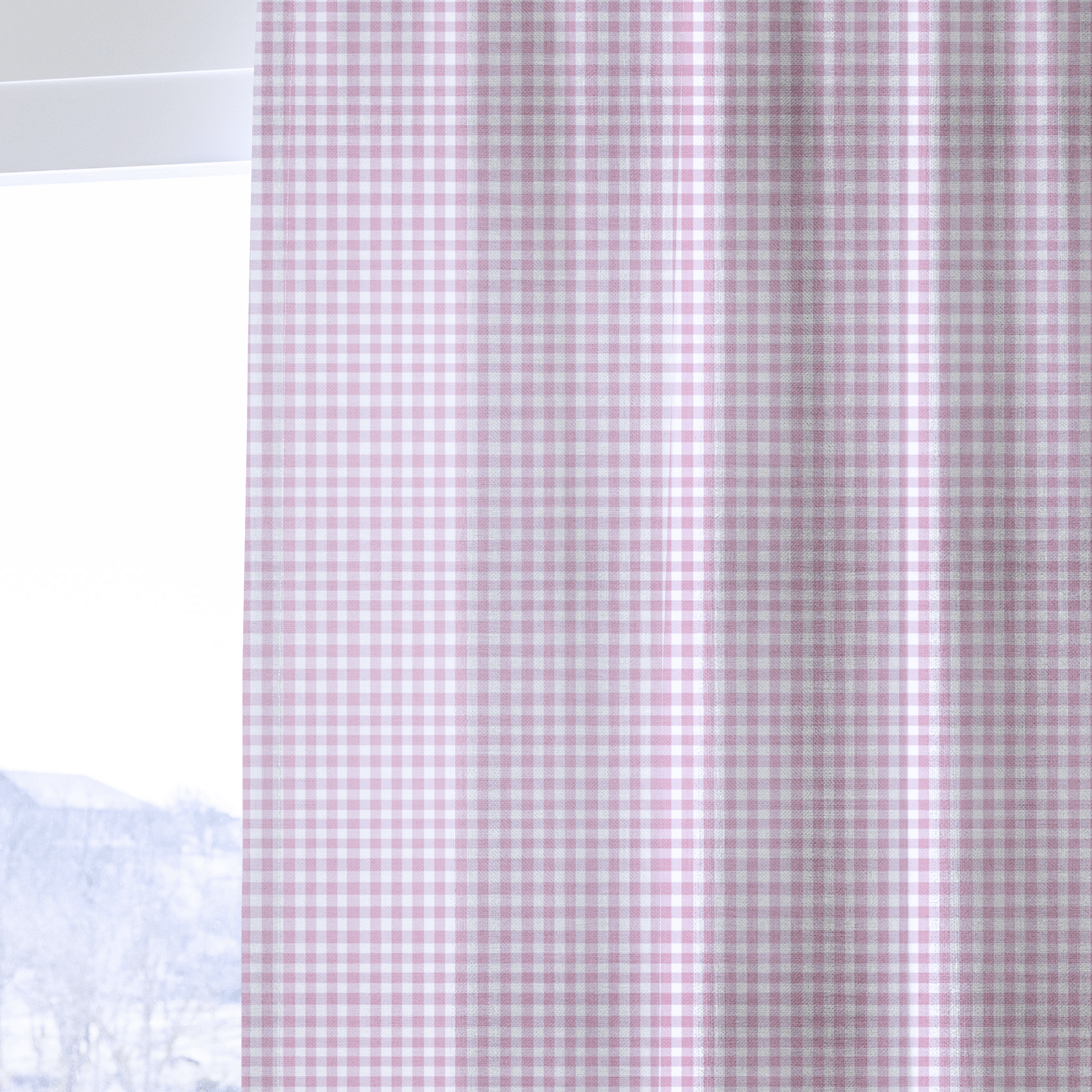 Picnic Pink - Curtain Panel - The Drapery