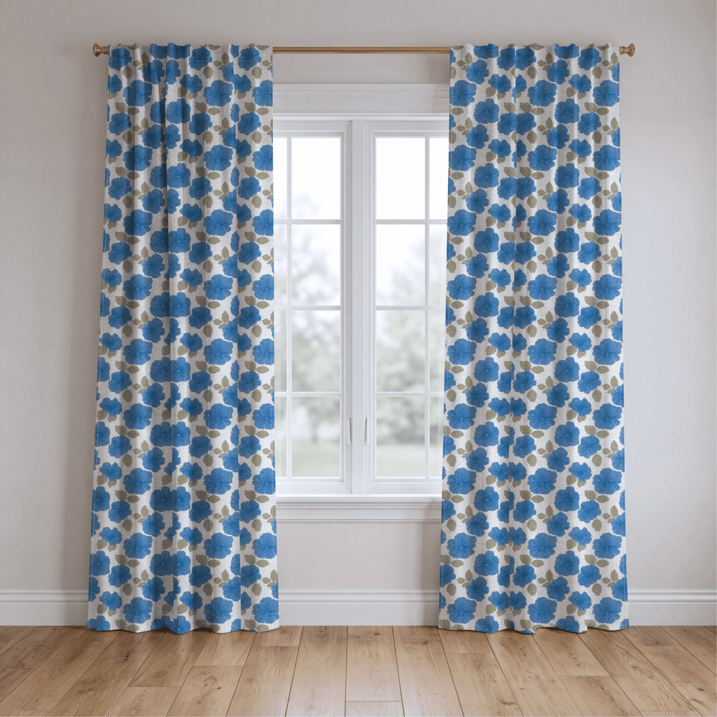 Pierce Blooms - Curtain Panel - The Drapery