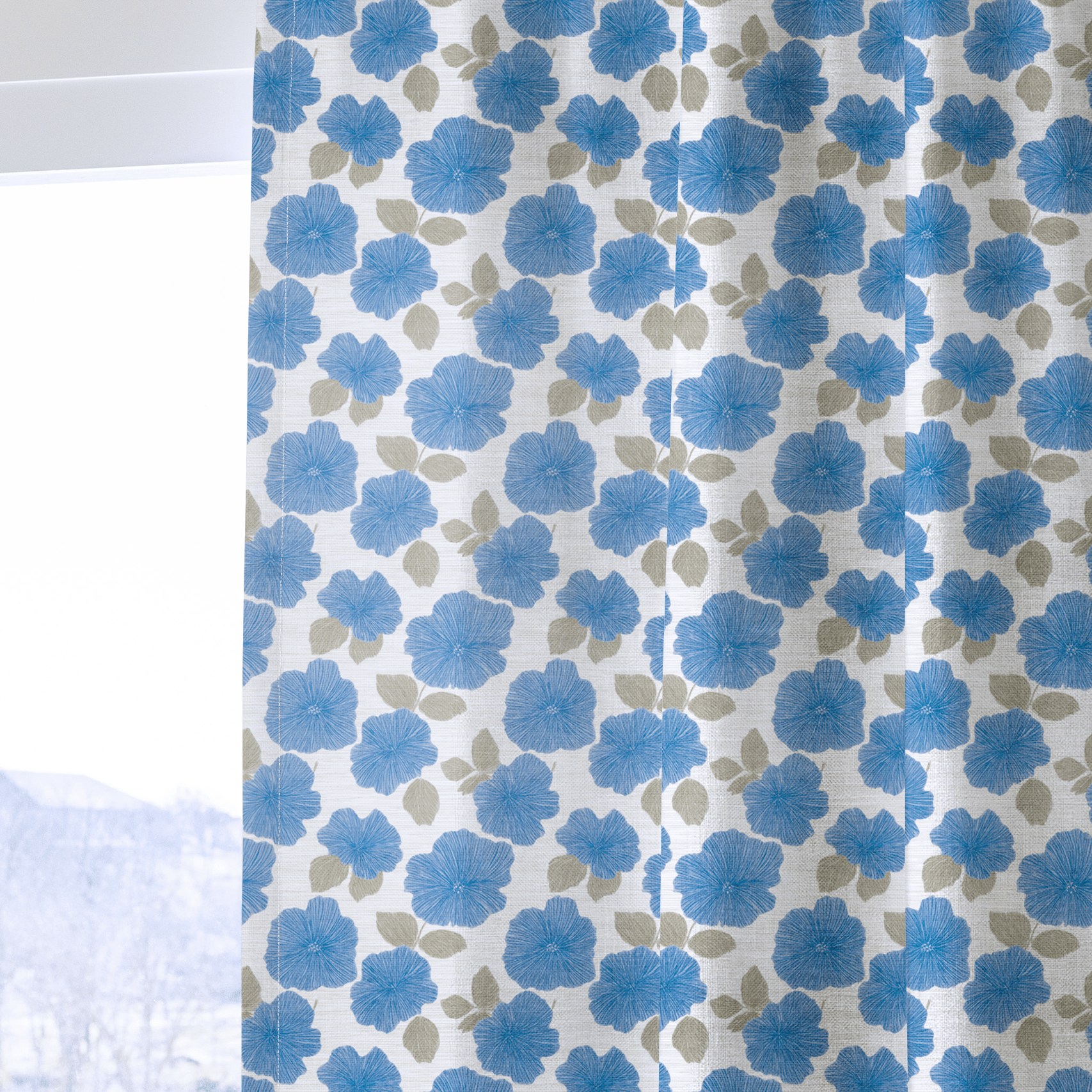 Pierce Blooms - Curtain Panel - The Drapery