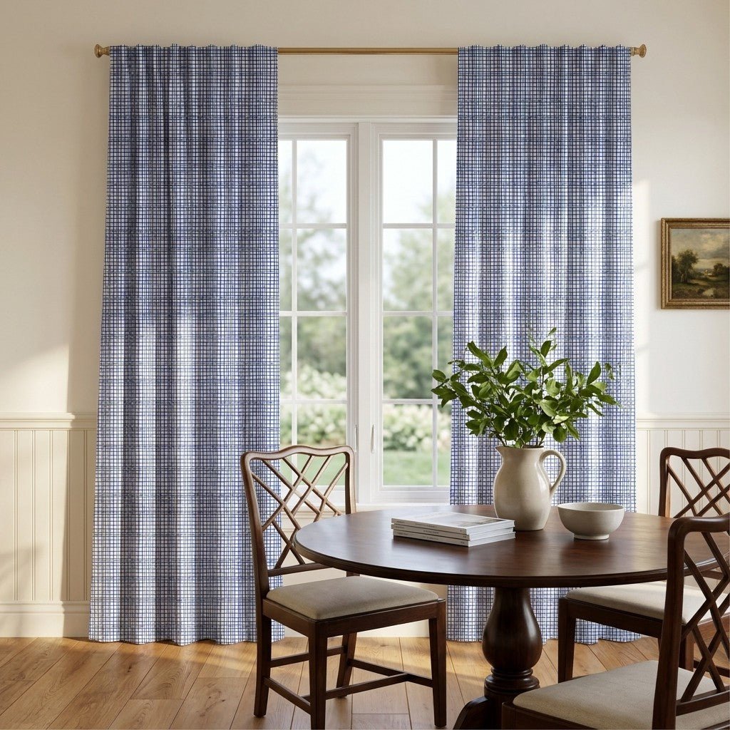 Pierce Plaid - Curtain Panel - The Drapery