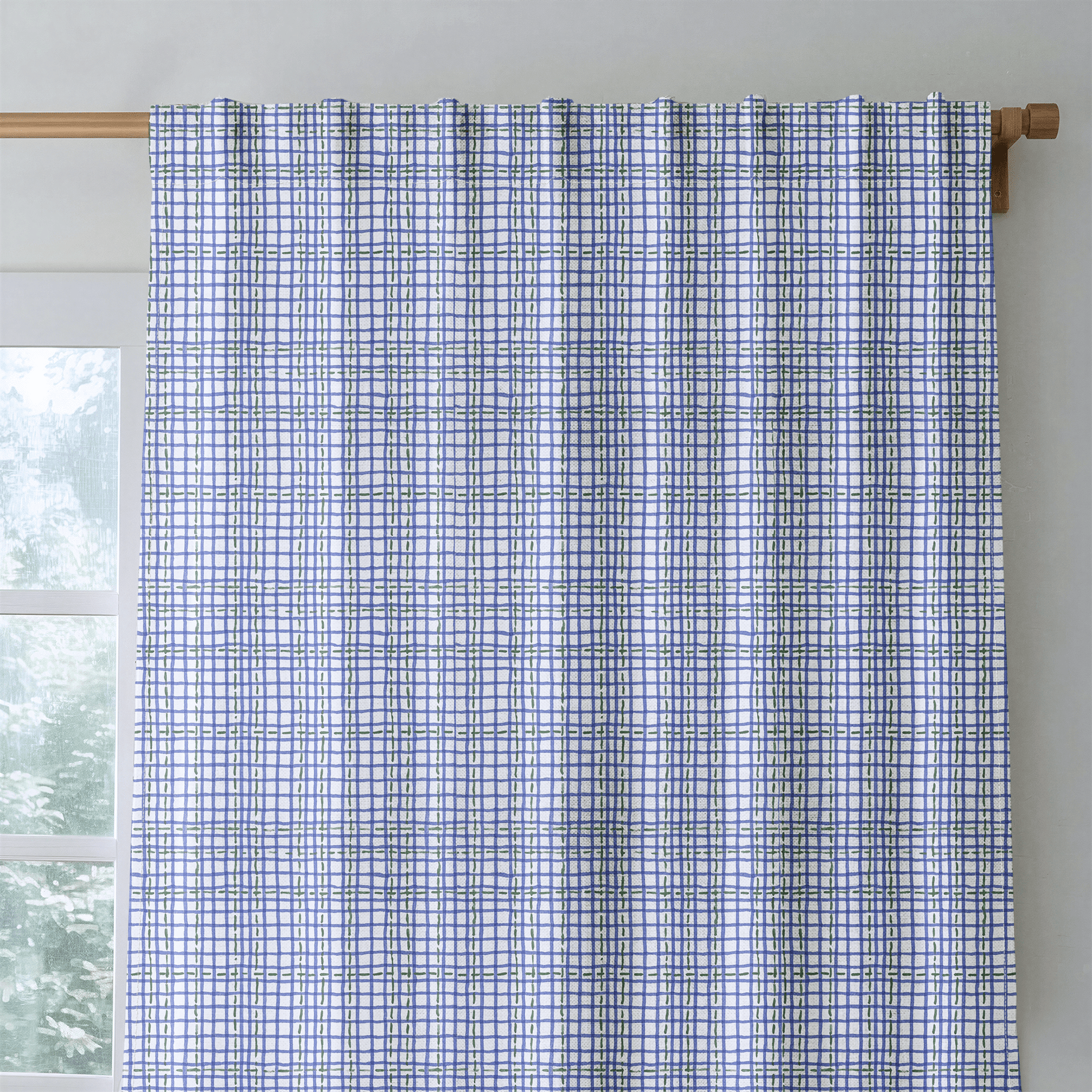 Pierce Plaid - Curtain Panel - The Drapery
