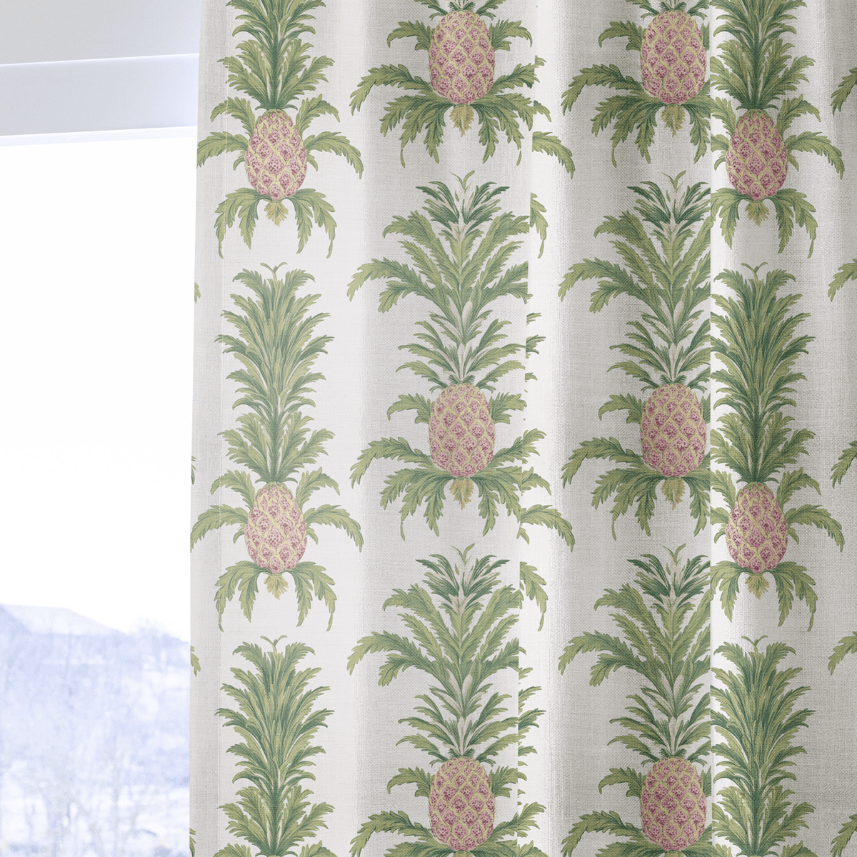Pineapple Parade - Curtain Panel - The Drapery