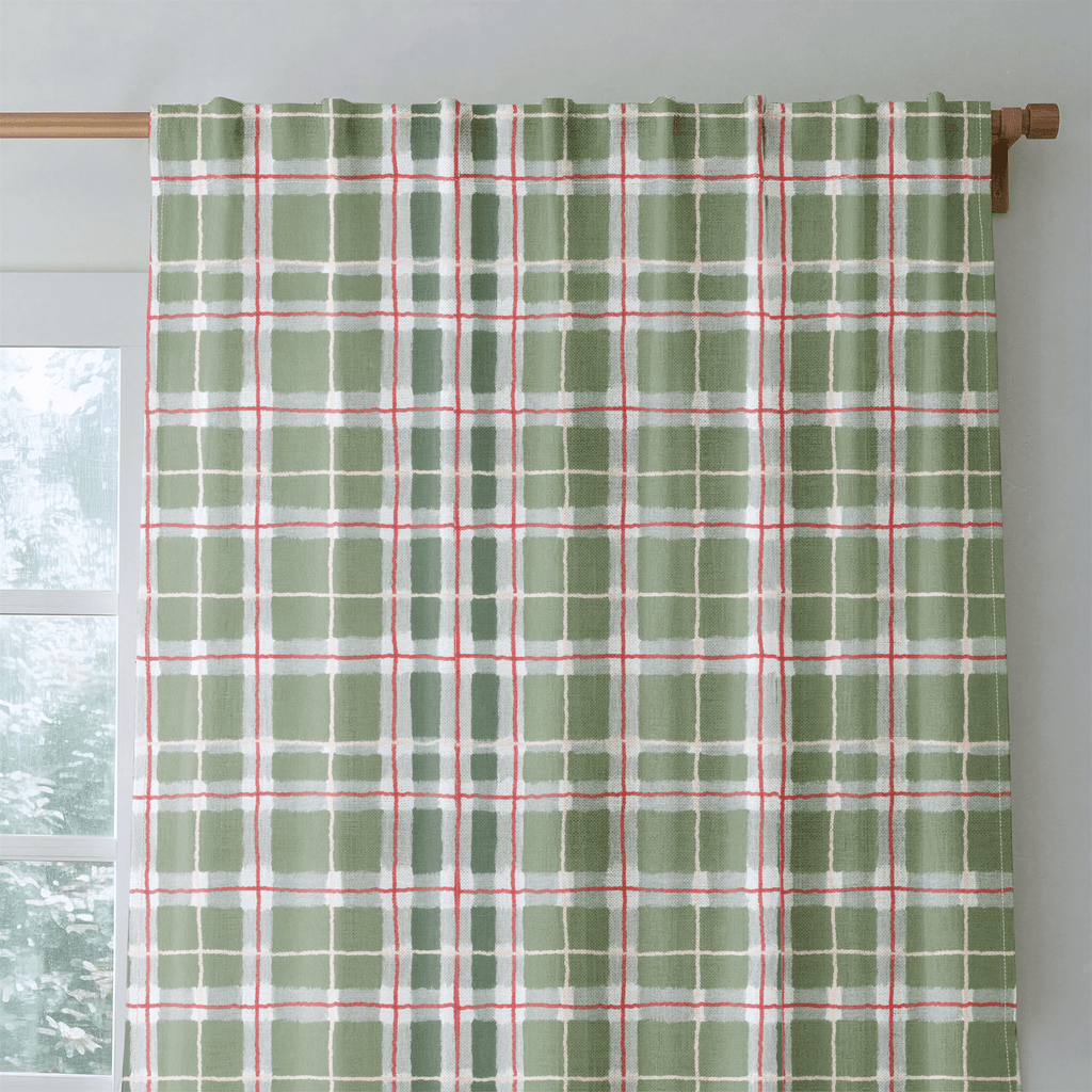 Pinehurst Plaid - Curtain Panel - The Drapery