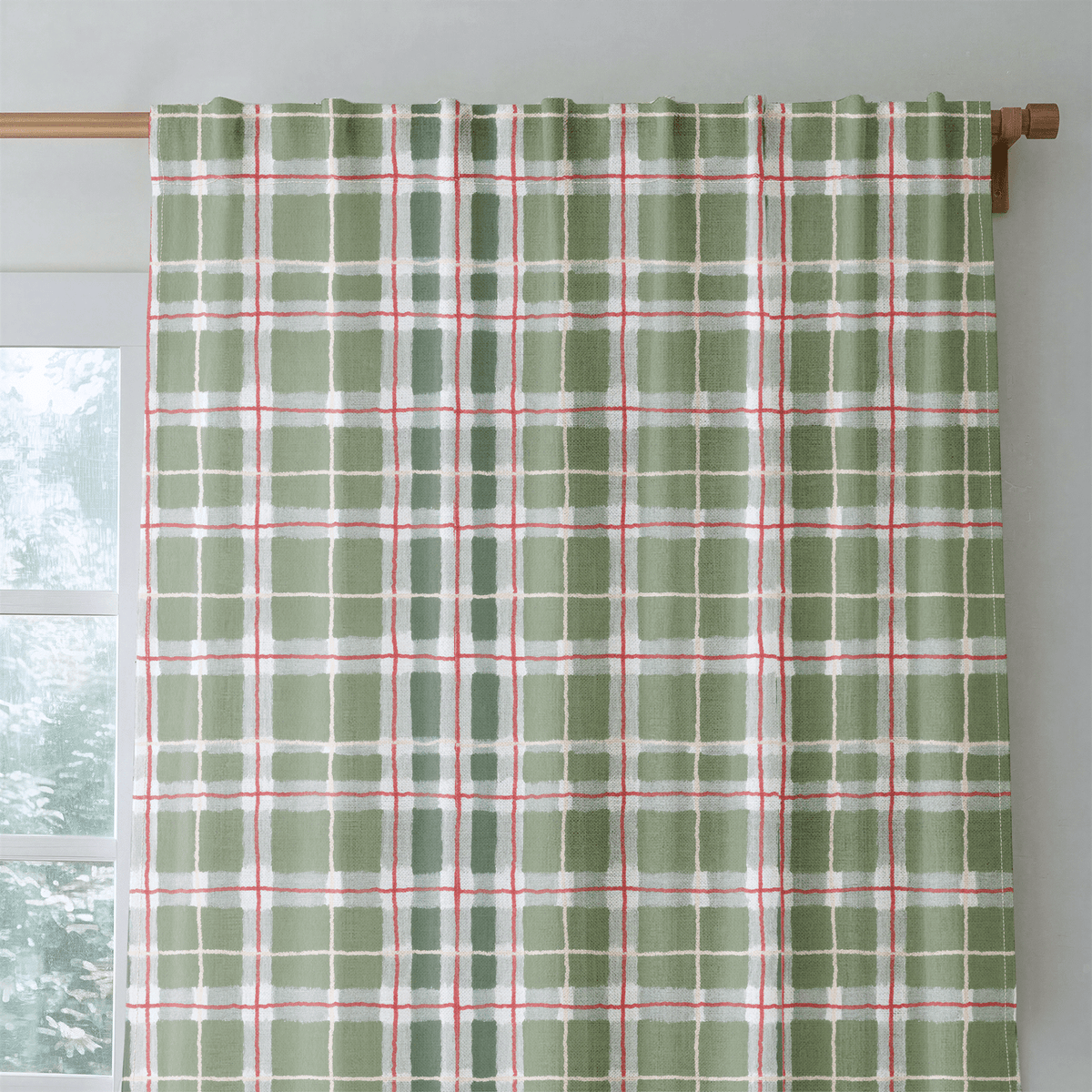 Pinehurst Plaid - Curtain Panel - The Drapery