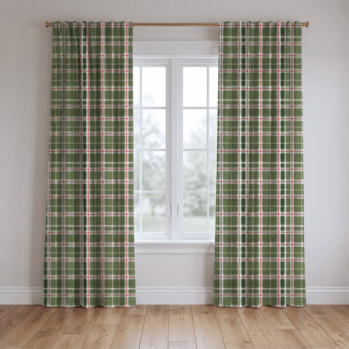 Pinehurst Plaid - Curtain Panel - The Drapery