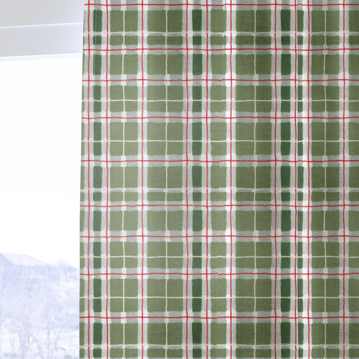 Pinehurst Plaid - Curtain Panel - The Drapery