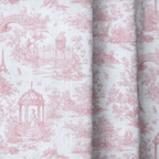 Pink French Country - Curtain Panel - The Drapery