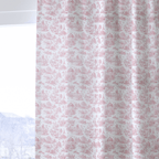 Pink French Country - Curtain Panel - The Drapery