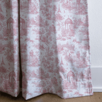 Pink French Country - Curtain Panel - The Drapery