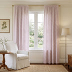 Pink Gingham - Curtain Panel - The Drapery