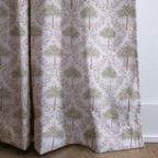 Pink Palms - Curtain Panel - The Drapery
