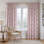 Pink Peony - Curtain Panel - The Drapery