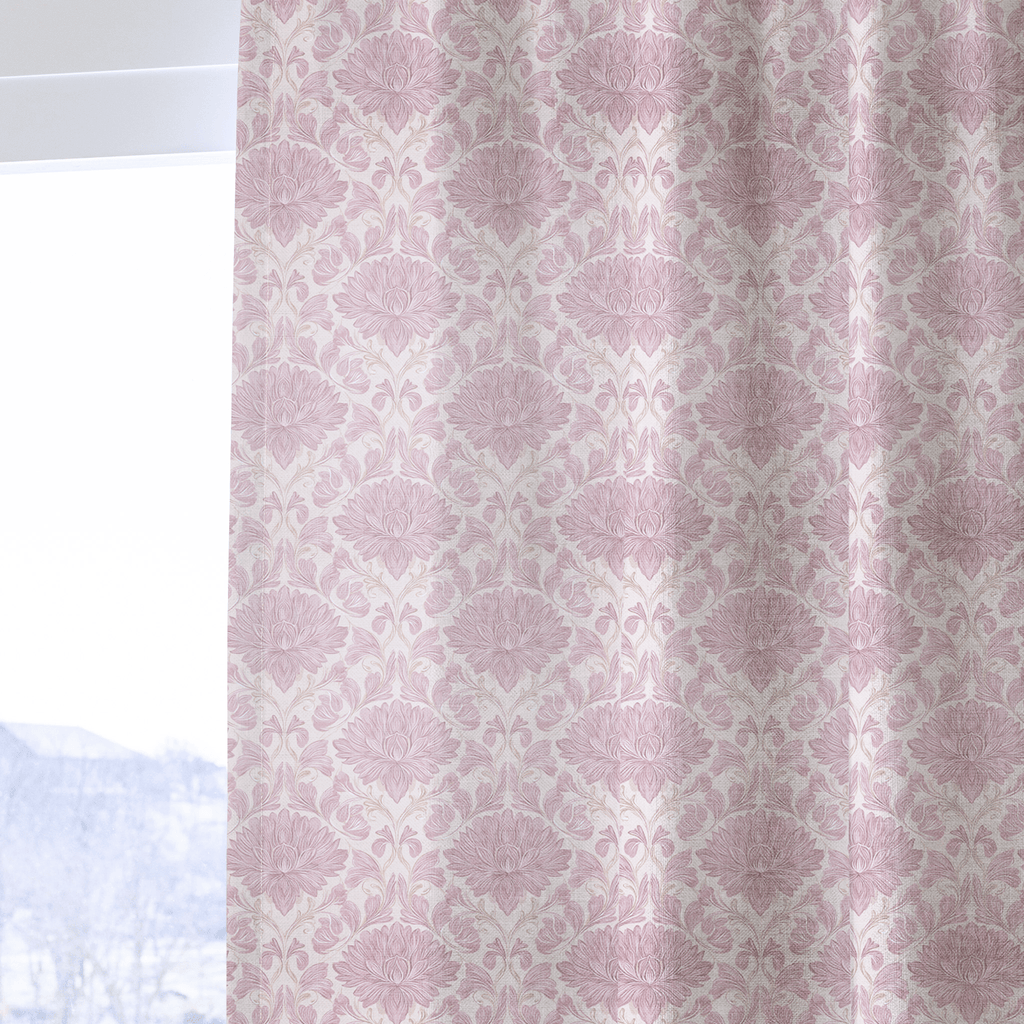 Pink Peony - Curtain Panel - The Drapery