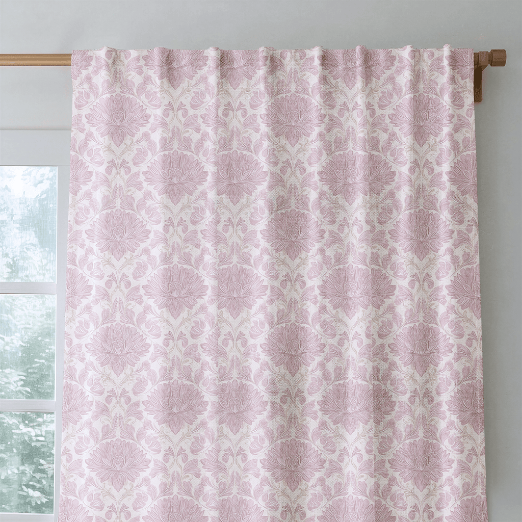 Pink Peony - Curtain Panel - The Drapery